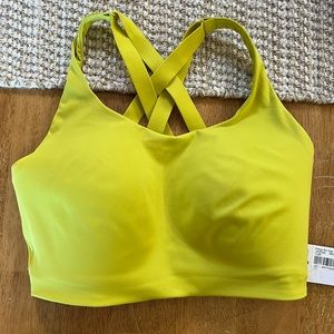 Lululemon Athletica Energy Bra High Support Yellow 34DDD